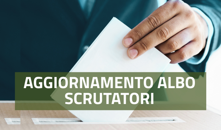 Scrutatori dei seggi elettorali - Aggiornamento dell'albo unico comunale