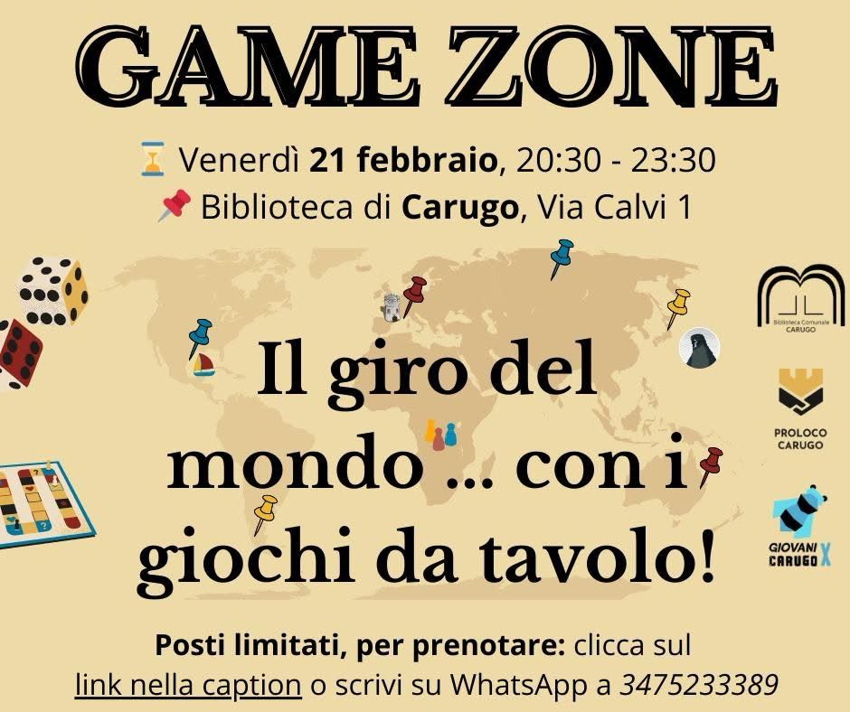 Il giro del mondo... con i giochi da tavolo! 