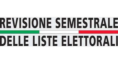 revisione semestrale delle liste elettorali 