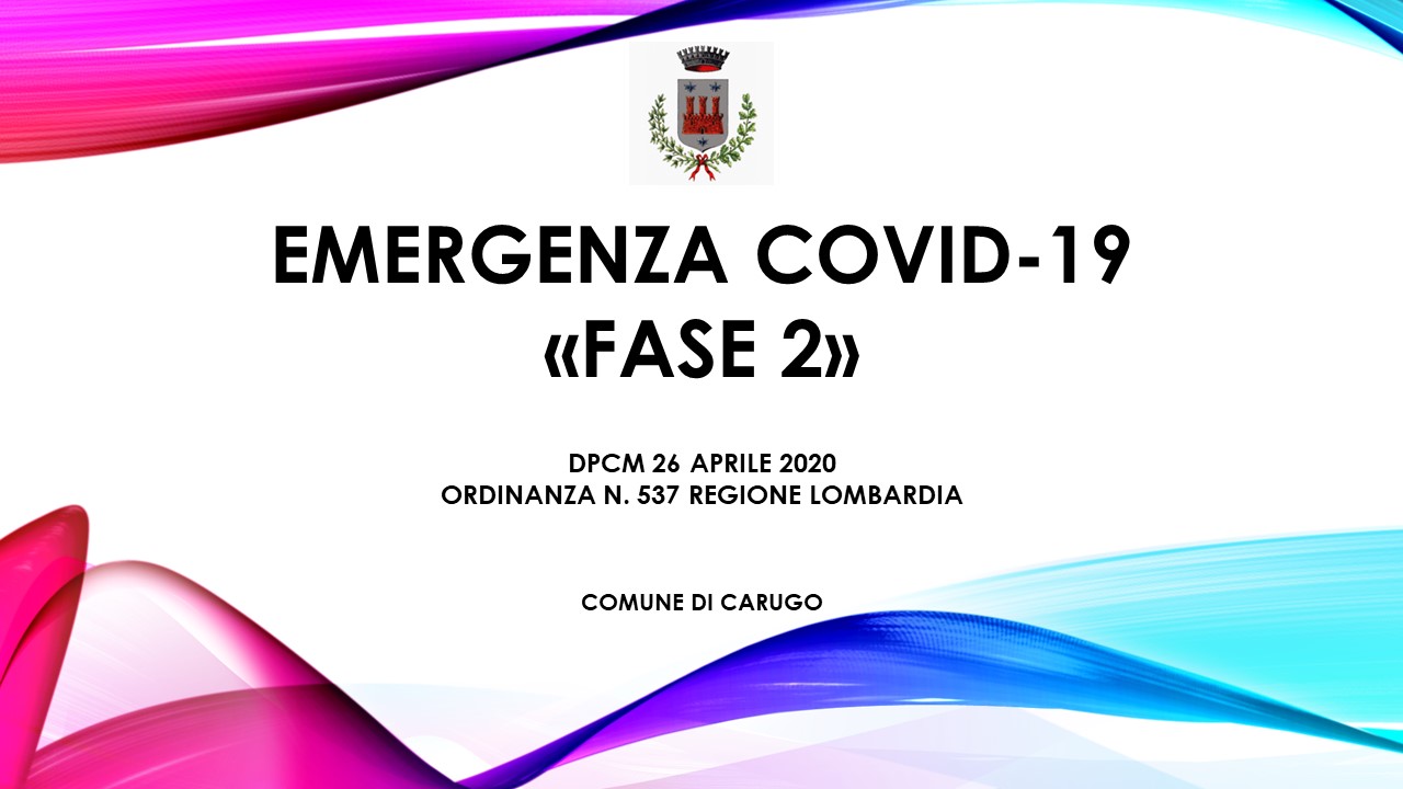 "fase 2" emergenza covid-19
